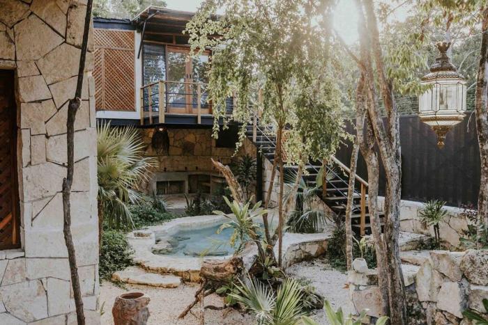 Luxury treehouse Tulum jungle Casa Danzantes