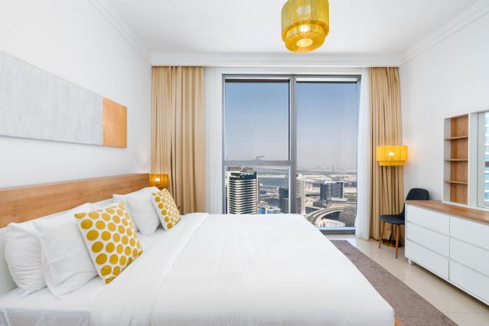 Unified Vacation Homes-1 Bed Apt with Stunning View-High floor-Free Pool Gym