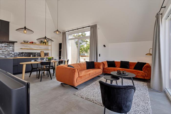 Strandparel luxueus duplex appartement met 2 terrassen én parking