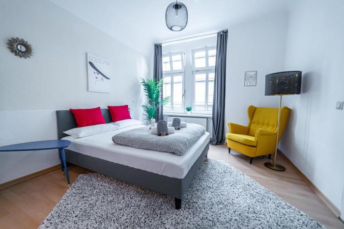 FullHouse - Erfurt - M18 Apartments - Fahrstuhl - SmartTV - Marktlage