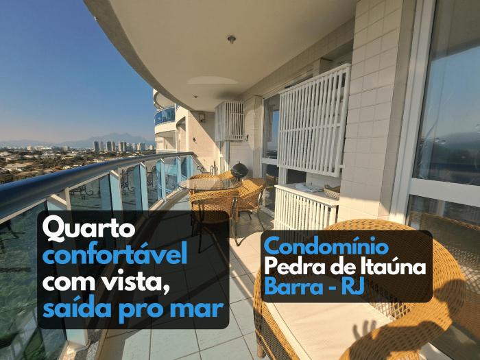 Quarto privativo em Apto Barra com Vista - com anfitrião