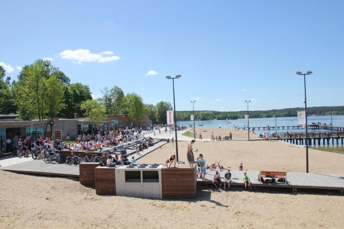 Nowoczesne apartamenty Jezioro Ukiel Zatoka Miła Plaża Miejska