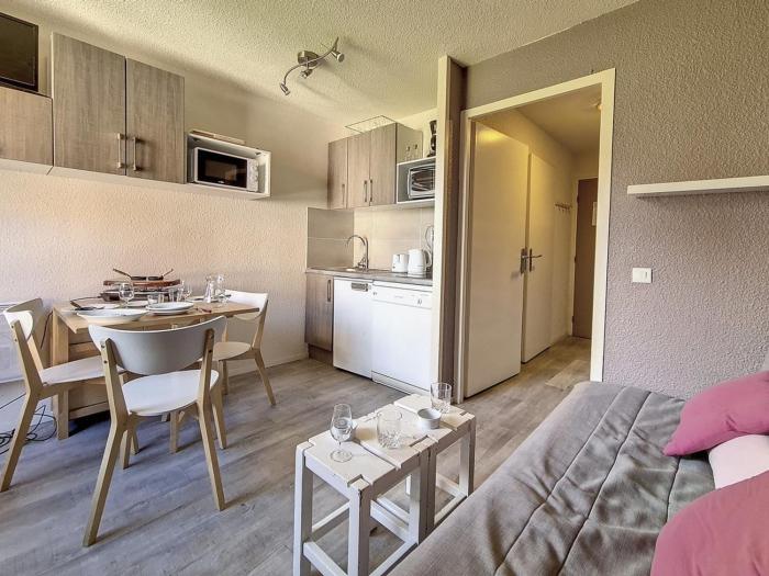 Studio au pied des pistes avec coin montagne et balcon - FR-1-344-1183