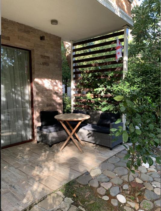 Lovely studio by the sea with a terrace