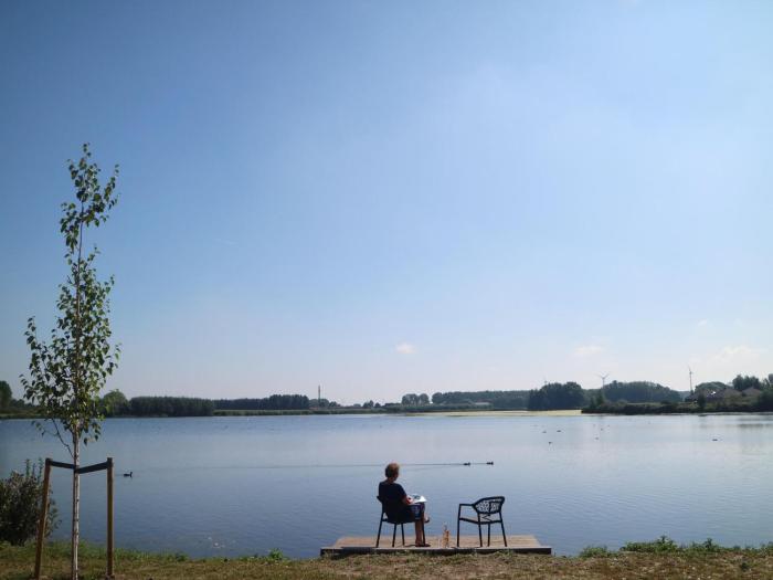 Lakeview villa with swimming and fishing pier