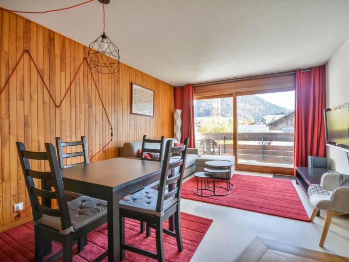 Studio cosy au centre de Morzine - balcon sud, proche remontées mécaniques - 4 pers - FR-1-684-43