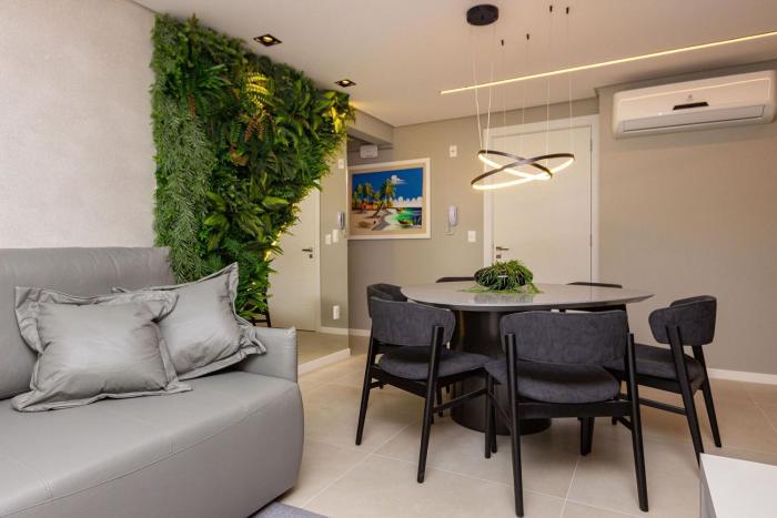 Caraíbas 202 – Lindíssimo Apartamento em Canto Grande, a 120 Metros do Mar - Piscina térreo.