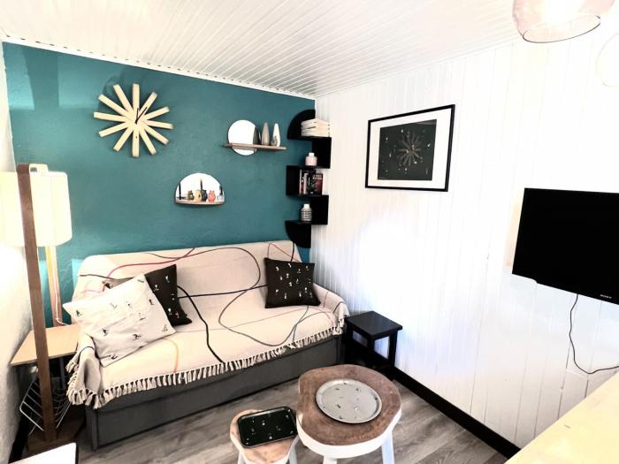 Appartement cosy au cœur des Gets, proche des télécabines, 2 chambres, Wi-Fi, parking privatif - FR-1-671-124