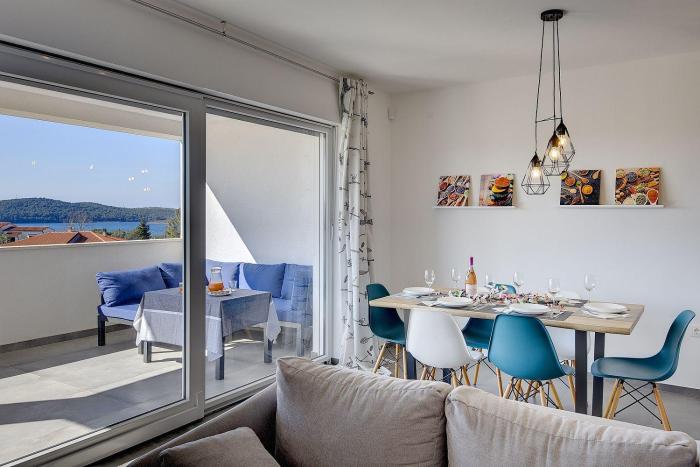 Ferienwohnung mit Meerblick, nur 500 Meter zum Strand