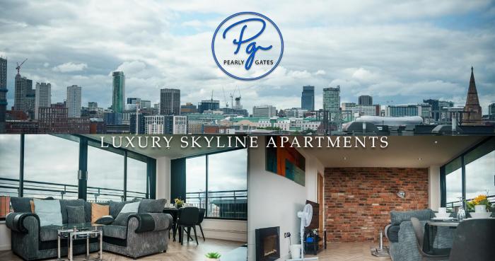 Penthouse - Amazing City Skyline Views - Free Parking - Balcony - Utilita Arena - New St Station - Bullring Shopping