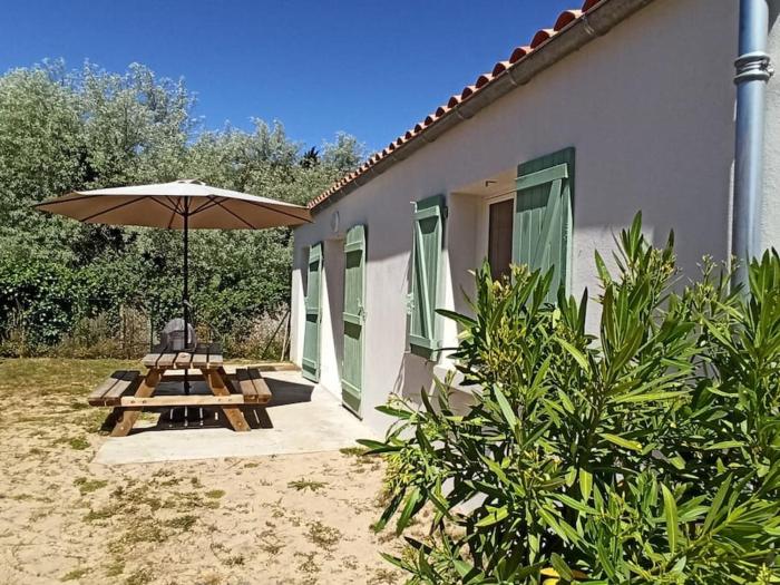 Maison de vacances avec jardin clos, proche plage