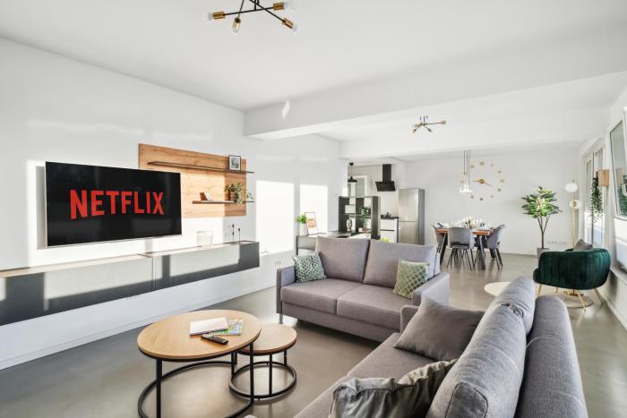 Design-Apartment - Bochum Zentrum - 2 Balkons - 118m2 - Netflix
