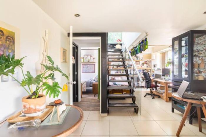 Pequeña habitacion FRIDA - design CDMX - áreas comunes compartidas