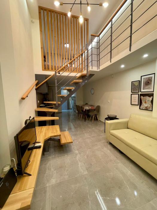 Minimal Two-Floor Apartment