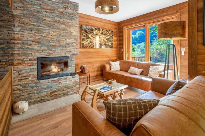 Chalet des Anges with outside hot tube !