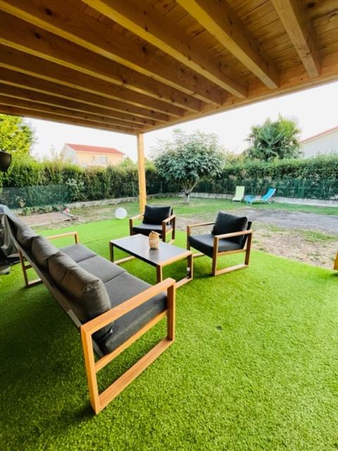 Entre Vienne et Lyon appartement en rez-de-jardin