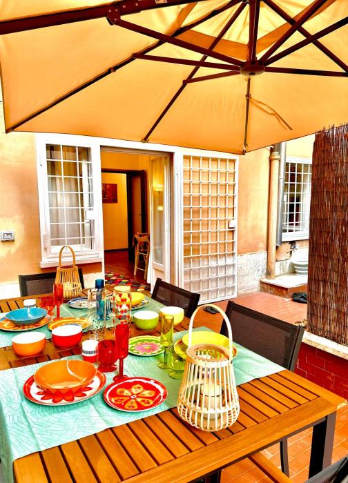 Trastevere Gianicolense casa con giardino