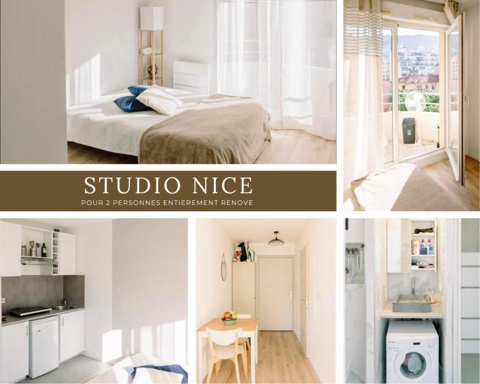Studio cozy et moderne dans résidence à Nice