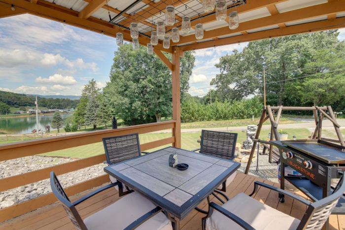 Rustic Bean Station Studio with Deck and Water Views!