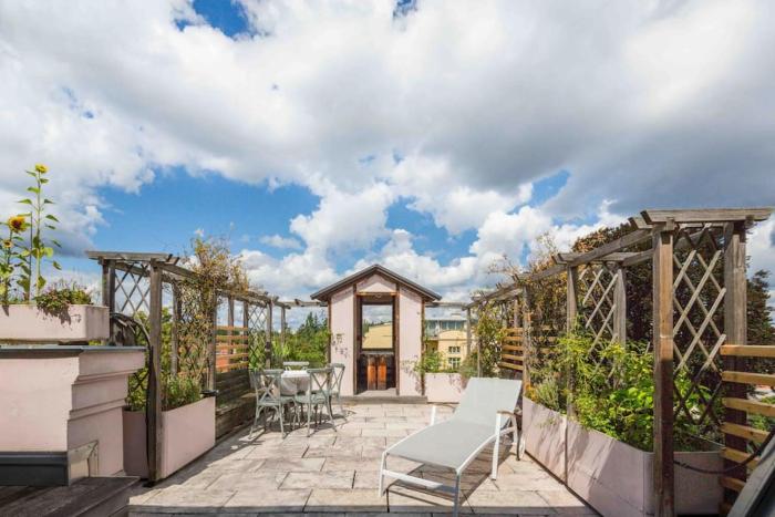 Whirlpool , Dachterrasse , Wienblick , zwei Etagen