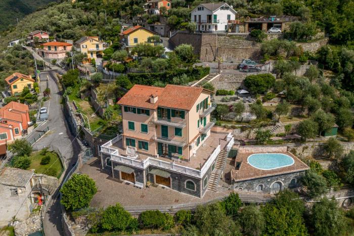 Belvedere, House With Pool- Recco, Liguria