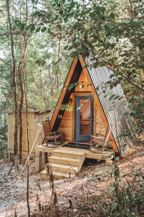 Blue Brambler Glamping A-Frame