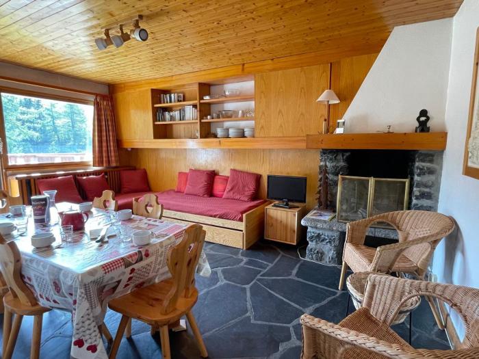 Appartement chaleureux près des pistes avec cheminée - FR-1-411-687