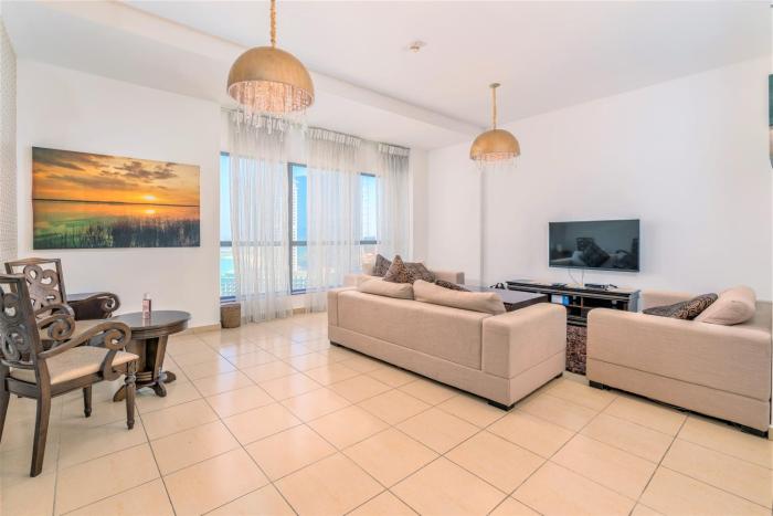 Stunning Beach front Apt Dubai Eye View JBR Dubai