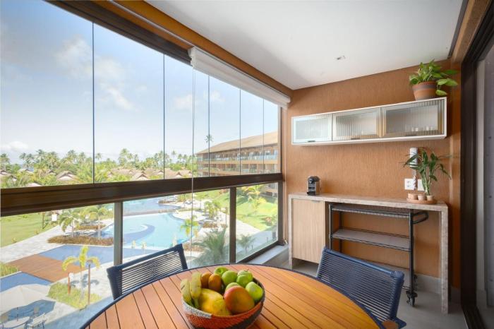 Eco Resort Praia dos Carneiros: apartamento de luxo beira-mar