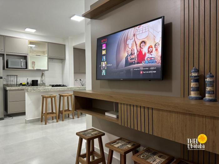 Apto Novo Ar, Cervejeira & Churrasqueira – Praia Grande Ubatuba