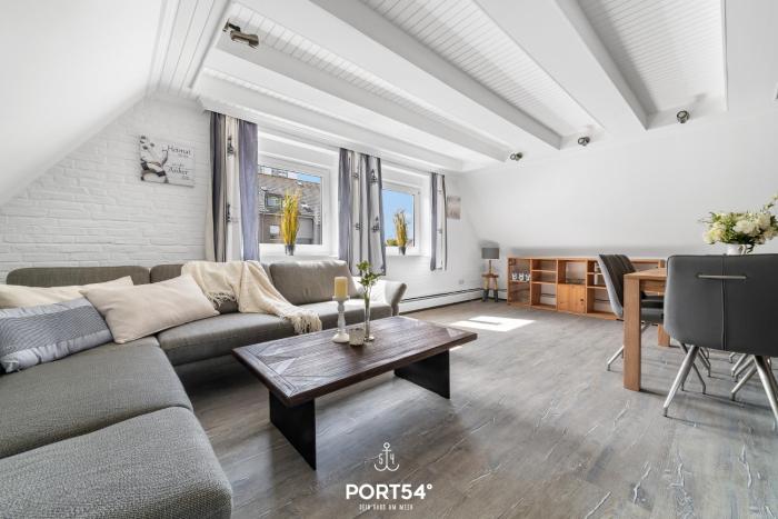 Ferienwohnung Hausboot an der Lagune Oberdeck Büsum