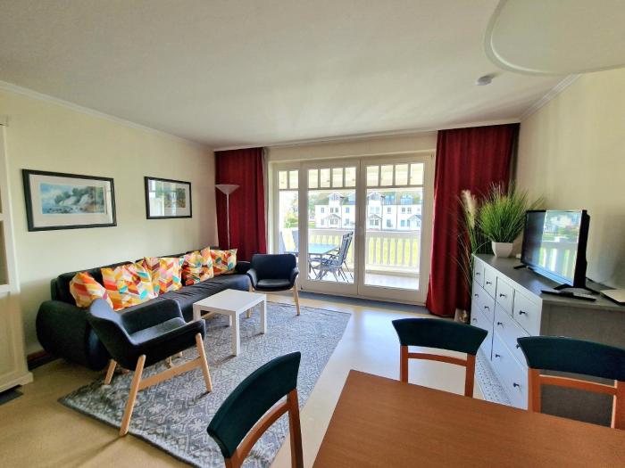 Dünenpark Binz - Komfort Ferienwohnung mit 1 Schlafzimmer und Balkon im Obergeschoss 019