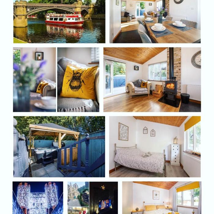 family honeybeelodge york Hot Tub and wood burner