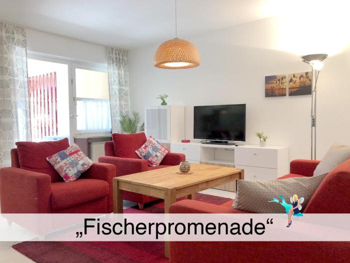 Ferienwohnung Fischerpromenade - seenah, im Fischerdorf mit großer Terrasse