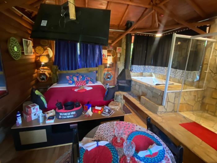 Cabana Dentro da Floresta- Chalés Perpétua Natureza