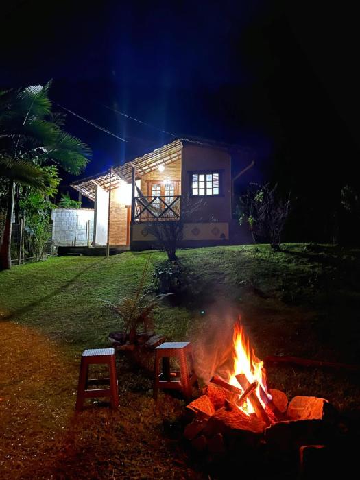 Chalé Paraíso Fazendinha Cachoeira Pet Friendly