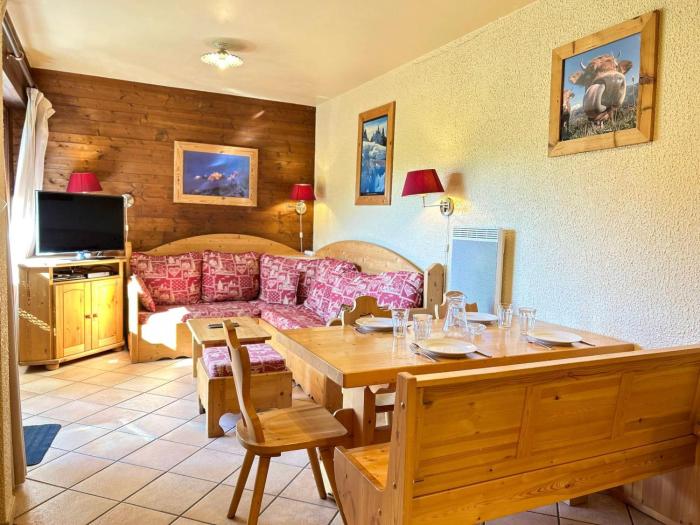 Appartement avec Terrasse au Pied des Pistes, Centre des Gets, 3 Étoiles, 6 pers., Animaux Acceptés - FR-1-623-280