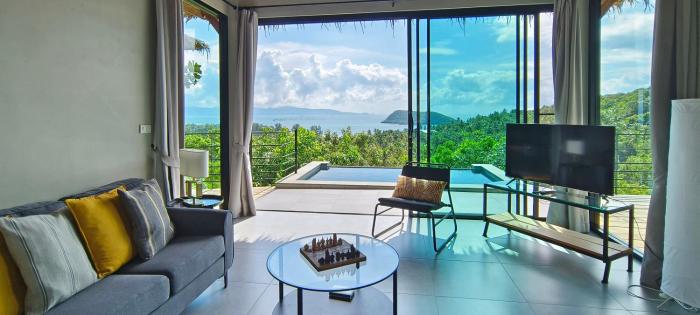 Villa Wao - Luxury, Privacy, Pool, Sea View in Koh Phangan
