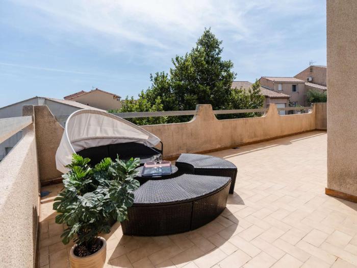 Villa familiale spacieuse à Narbonne-Plage pour 6 pers, parking privé, animaux admis - FR-1-409-194