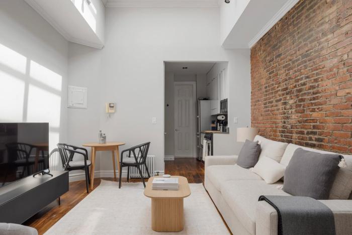 West Village 1br w high ceilings skylight wd NYC-1172
