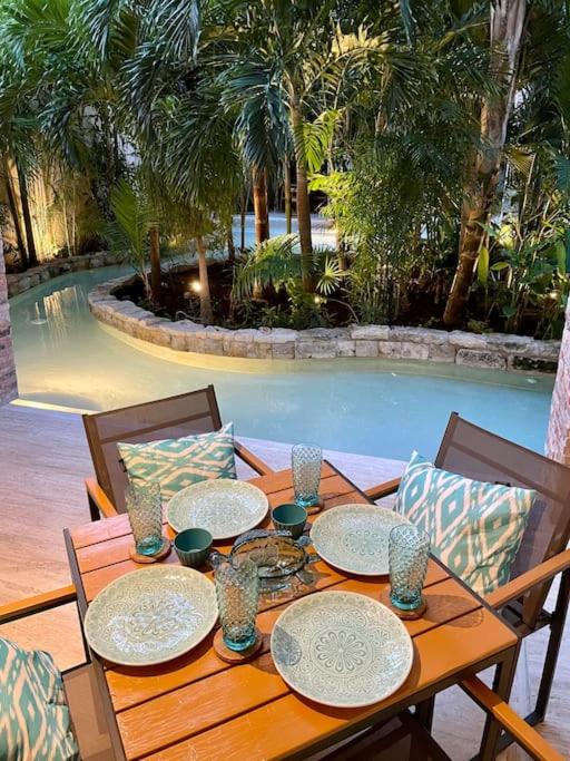 Cozy loft with poolside terrace