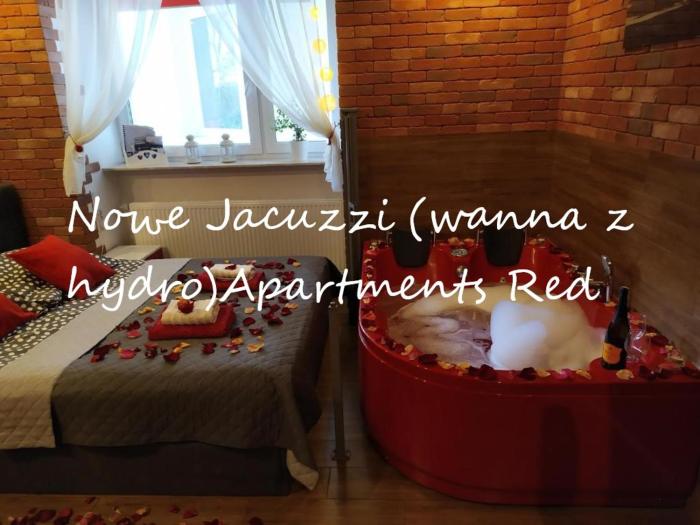Jacuzzi Apartment Red