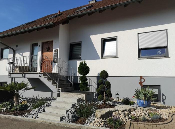 Ferienhaus Baier im Sourterrain mit Terrasse und Speckstein Ofen für gemütliche Stunden am Kamin