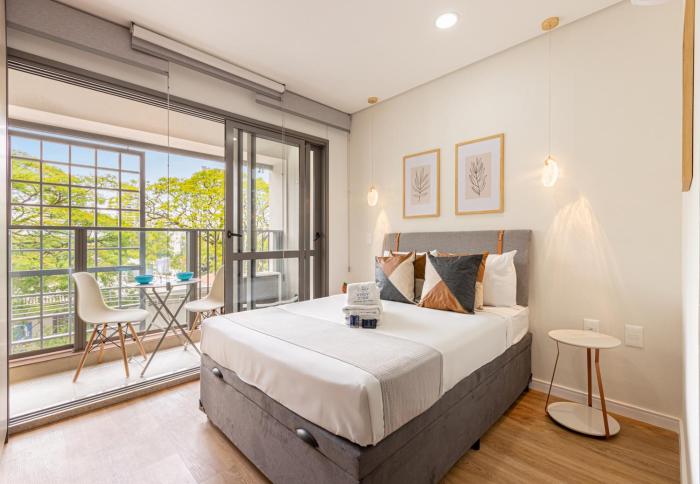 Easy Star - Lindo Studio na m elhor localização do Brooklin!- ZR01H