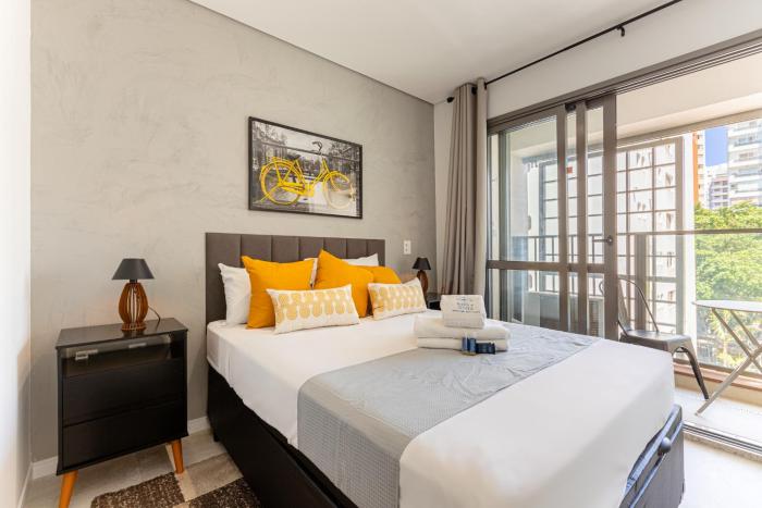 Easy Star - Studio charmoso com piscina no Brooklin!- YT03H