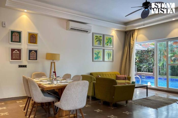 StayVista at Villa Amethyst with Pvt Pool & Jacuzzi