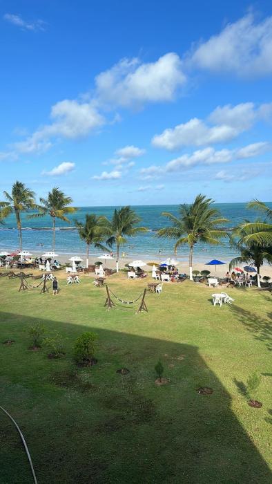 Flat no Apart Hotel Marinas beira mar