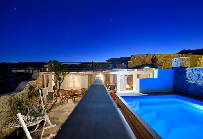 Villa Princess 6 private with Pool Panormos Beach