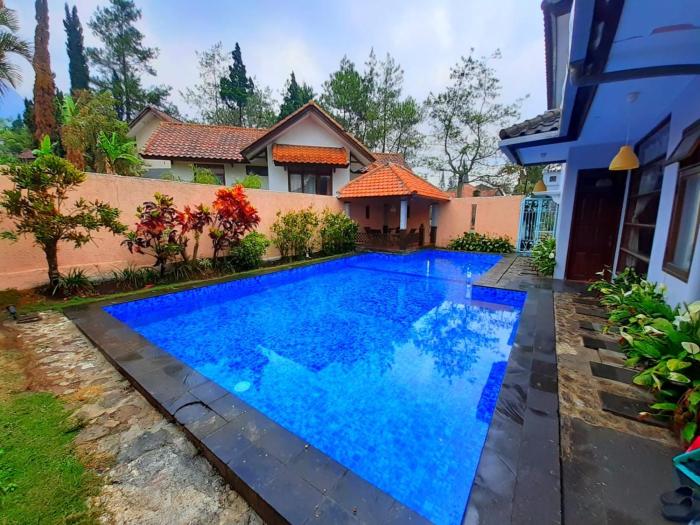 Villa batu malang swimming pool