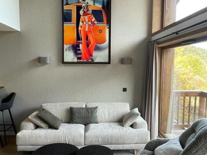 Méribel Mottaret - Appartement 3 chambres, 6 pers, parking, terrasse, skis aux pieds - FR-1-613-105